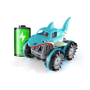 ماشین کنترلی کوسه هیولای آب و خاک مدل 313-989 Amphibious Remote Control Car_اسباب بازی